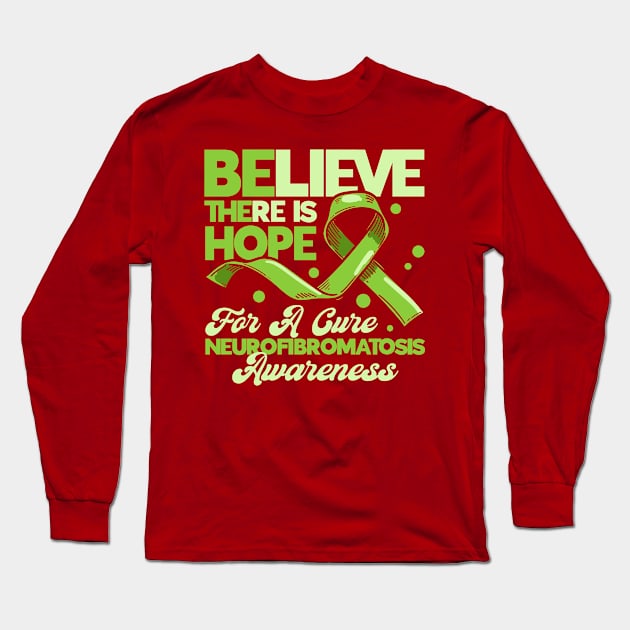 Survivor Green Ribbon Neurofibromatosis gift Long Sleeve T-Shirt by Toeffishirts